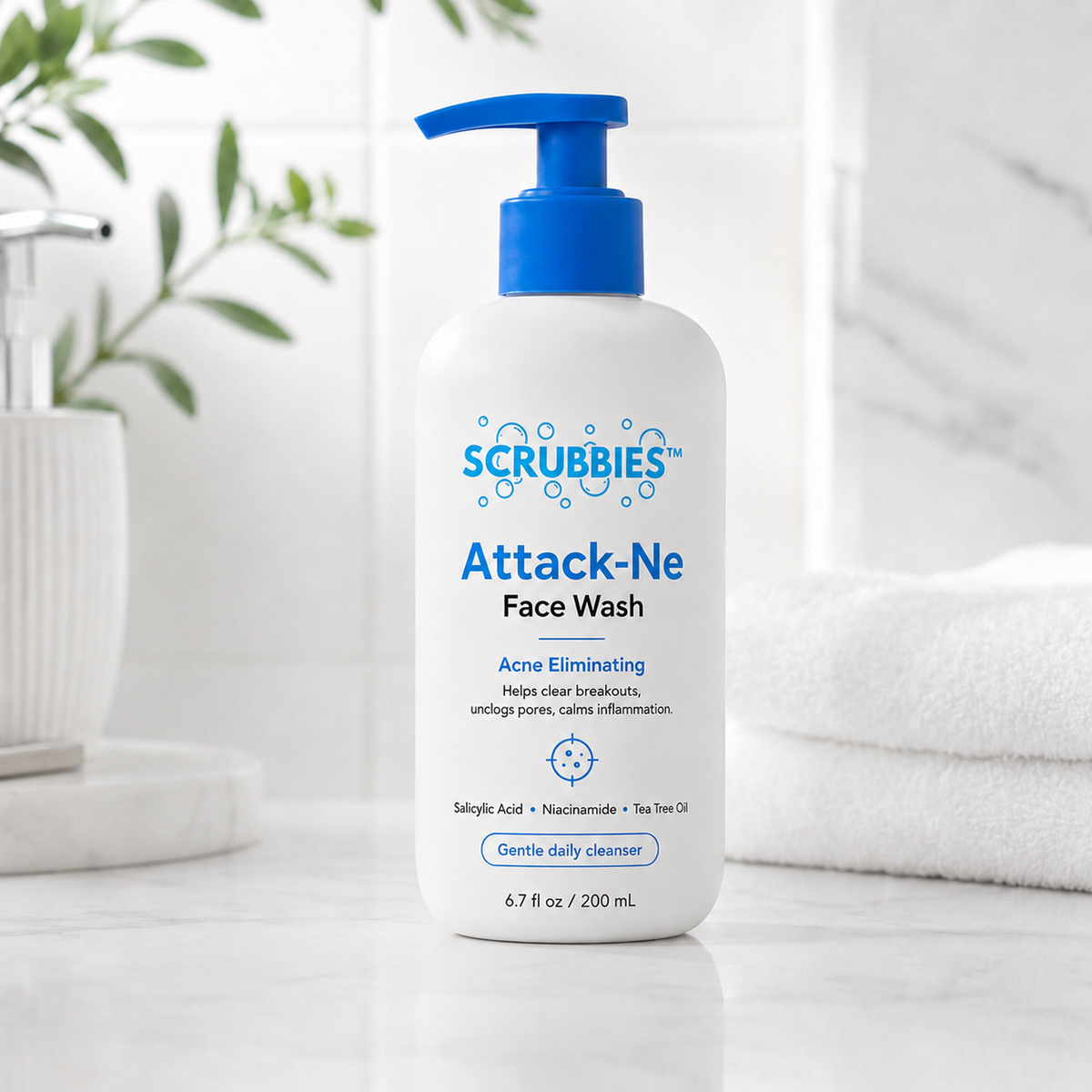 Scrubbies Attack-ne Face Wash