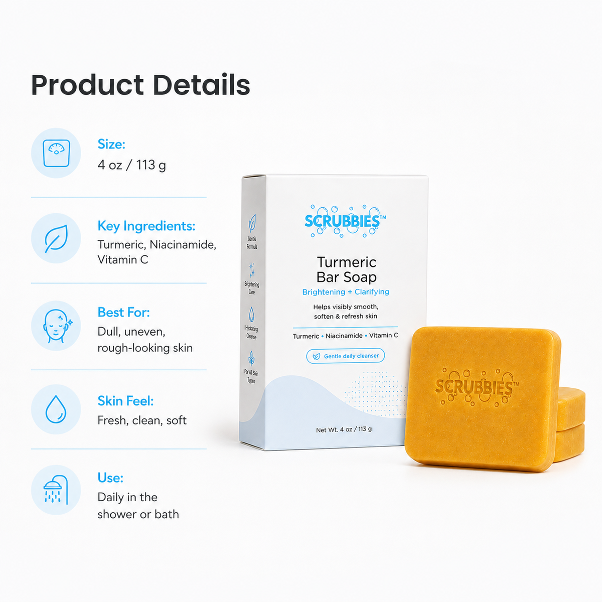 Scrubbies™ Tumeric Soap