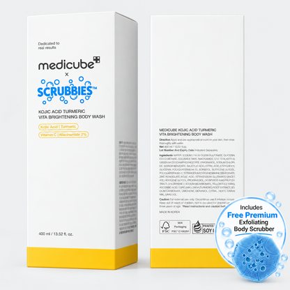 Medicube x Scrubbies packaging