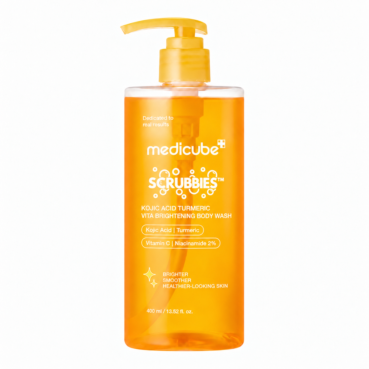 Medicube x Scrubbies Kojic Acid Turmeric Body Wash bottle
